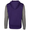 Clique Men's College Purple Helsa Sport Colorblock Full Zip