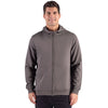 Clique Unisex Pure Slate Drive Recycled Full Zip Hooded Sweatshirt