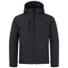 Clique Men's Black Equinox Insulated Softshell Jacket