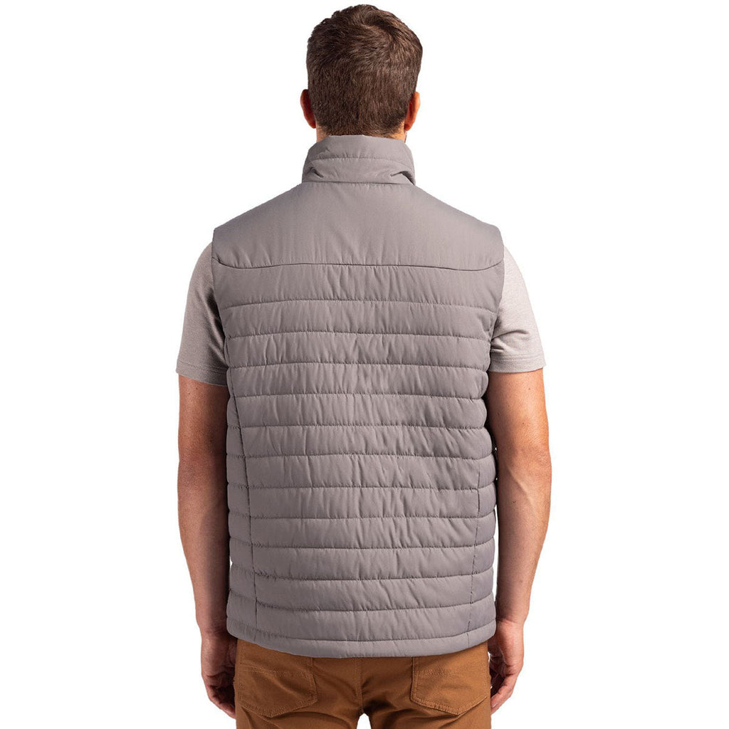 Clique Men's Pure Slate Elevation Eco Full Zip Puffer Vest