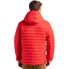 Clique Men's Red Valhalla Full Zip Puffer Jacket