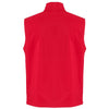 Clique Men's Red/Black Tempo Stretch Full Zip Softshell Vest