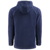 Clique Men's Dark Navy Powder Recycled Fleece Half Zip Hooded Pullover