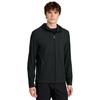 MiiR Men's Pitch Black Kivu Hybrid Full-Zip Hooded Jacket