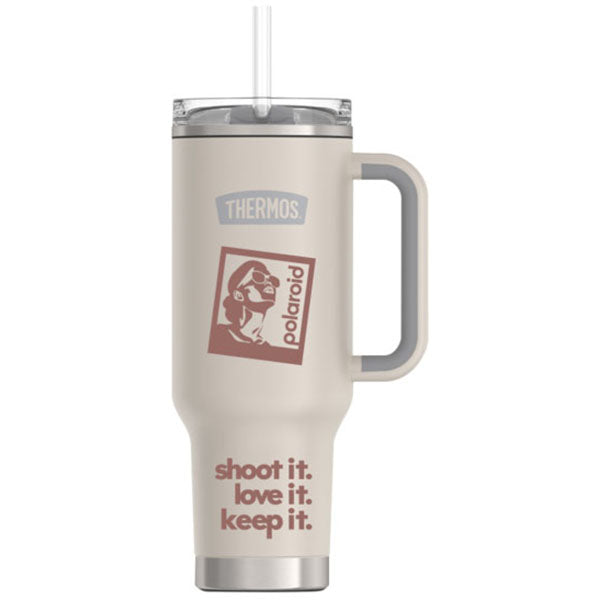 Thermos Sandstone 40oz Stainless Steel Cup Holder Mug