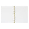 Sugar Paper Grey Ticking Stripe Spiral Notebook