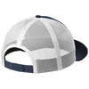 New Era Deep Navy/White Snapback Low Profile Trucker Cap