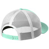 New Era Mint/White Snapback Low Profile Trucker Cap
