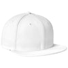 New Era White Standard Fit Flat Bill Snapback Cap