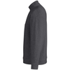 North End Men's Black Heather Spirit Textured Quarter-Zip Pullover