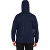 North End Men's Classic Navy Heather Network Lightweight Jacket