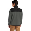 The North Face Men's Asphalt Grey/ TNF Black Glacier Full-Zip Fleece Jacket