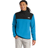The North Face Men's Hero Blue/ TNF Black Glacier 1/4-Zip Fleece