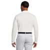 Nike White Dri-FIT Micro Pique 2.0 Long Sleeve Polo