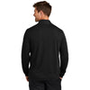 Nike Men's Black Textured 1/2 Zip Cover-UP