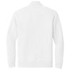 Nike Men's White Club Fleece Sleeve Swoosh 1/2 Zip