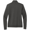 Nike Women's Anthracite Club Fleece Sleeve Swoosh 1/2 Zip