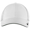 Nike White/White Stretch-to-Fit Mesh Back Cap