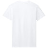 Next Level Men's White Cotton Pocket Tee