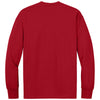 Next Level Men's Red Heavyweight Long Sleeve Tee