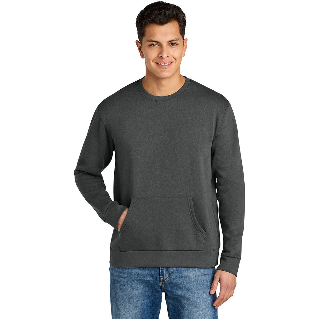 Next Level Men's Heavy Metal Santa Barbara Pocket Sweatshirt