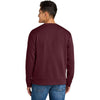 Next Level Men's Maroon Santa Barbara Pocket Sweatshirt