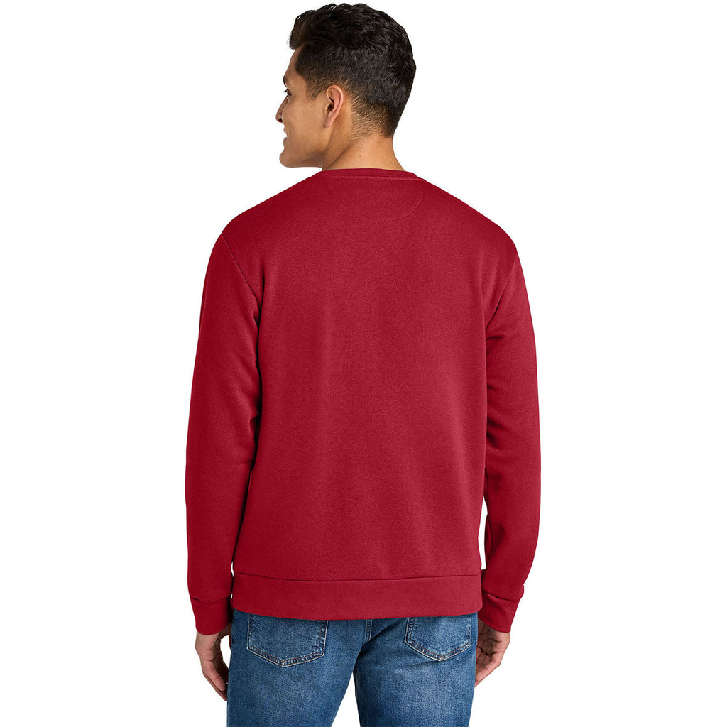 Next Level Men's Red Santa Barbara Pocket Sweatshirt