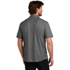 OGIO Men's Blacktop Heather Extend Short Sleeve Botton Up