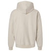 Hanes Unisex Sand Beefy Sweats Premium Heavyweight Hooded Sweatshirt