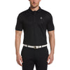 Original Penguin Men's Caviar Black Solid Polo