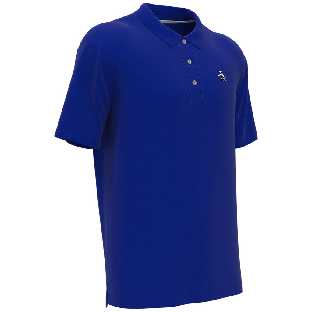 Original Penguin Men's Magnetic Blue Solid Polo