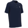 Original Penguin Men's Black Iris Blue Solid Polo