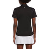 Original Penguin Women's Caviar Black Solid Polo