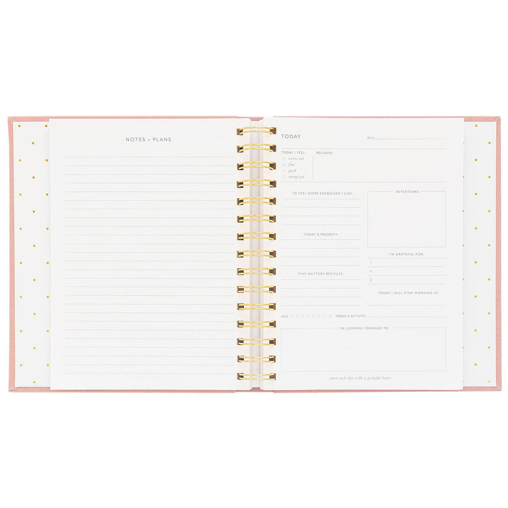Sugar Paper Rose Linen Mindful Journal