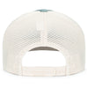 Pacific Headwear Smoke Blue/Beige/Smoke BlueContrast Stitch Trucker Pacflex Snapback Cap