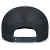 Pacific Headwear Graphite/Black/GraphiteContrast Stitch Trucker Pacflex Snapback Cap
