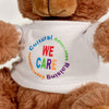 The Magnet Group White Plush Bear with Embroidered Paws and T-Shirt