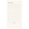 Sugar Paper Cream The List Pad