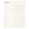 Sugar Paper Cream The Weekly Pad