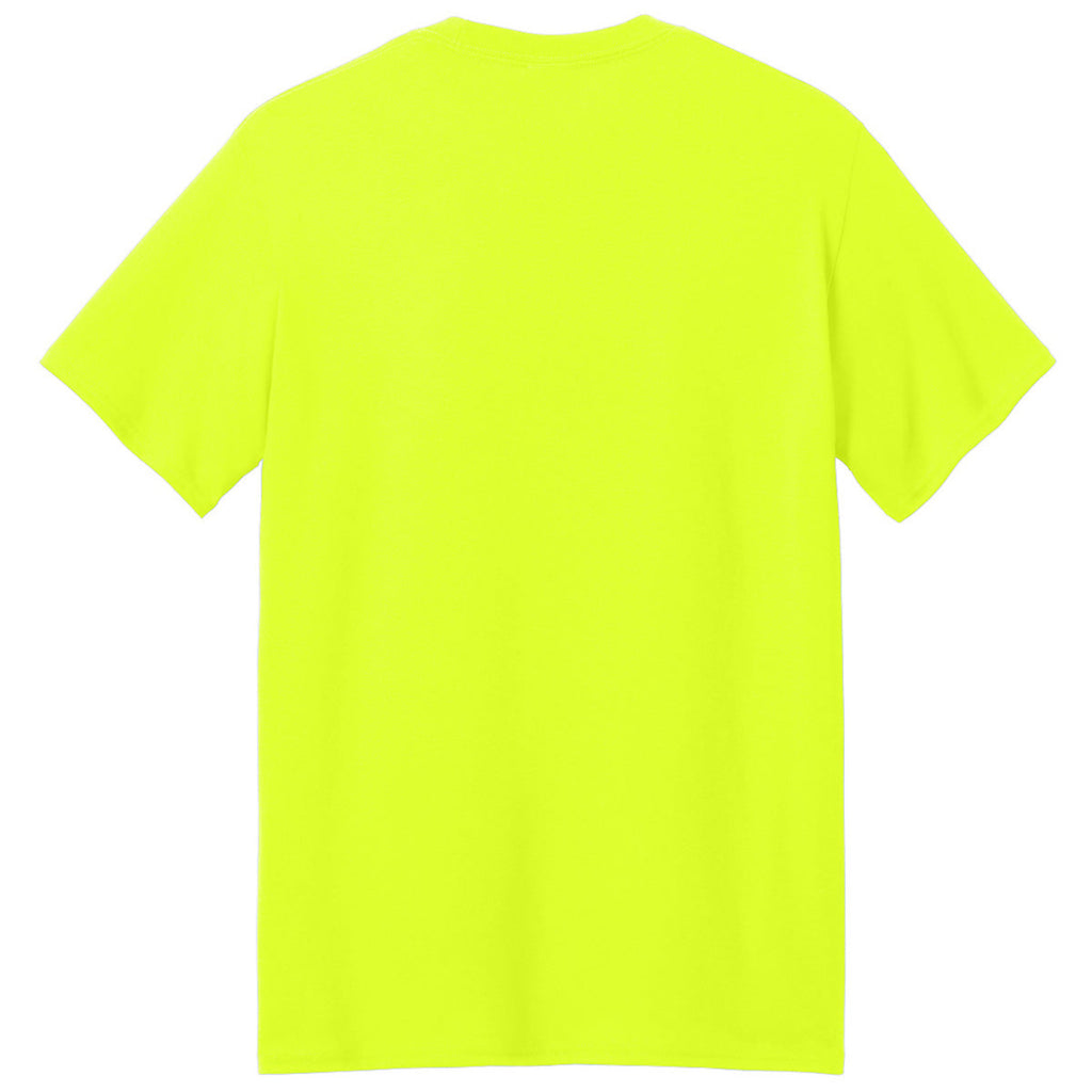 Port & Company Men's Safety Green Core Blend Recycled Tee