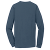 Port & Company Unisex Denim Blue Beach Wash Garment-Dyed Long Sleeve Tee