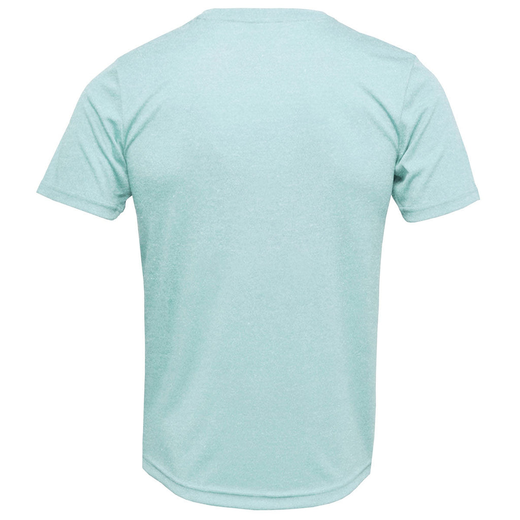 BAW Unisex Arctic Blue Soft-Tek Blended T-Shirt
