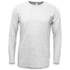 BAW Unisex White Soft-Tek Blend Long Sleeve Shirt
