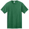 Port & Company Unisex Athletic Kelly Green Heather CVC Tee