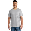 Port & Company Unisex Silver CVC Tee
