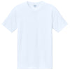 Port & Company Unisex White CVC Tee