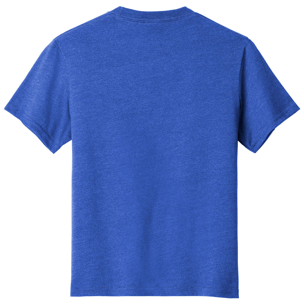 Port & Company Youth True Royal Heather Fan Favorite Blend Tee