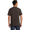 Port & Company Men's Brown Essential Pocket Tee