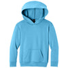 Port & Co. Youth Aquatic Blue Easy Fleece Pullover Hooded Sweatshirt