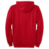 Port & Company Men's Red Essential Fleece Full-Zip Hooded Sweatshirt